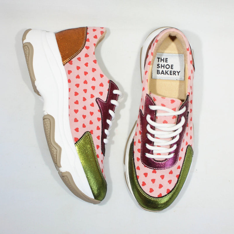 Poppy Sneaker - Leopard/Red