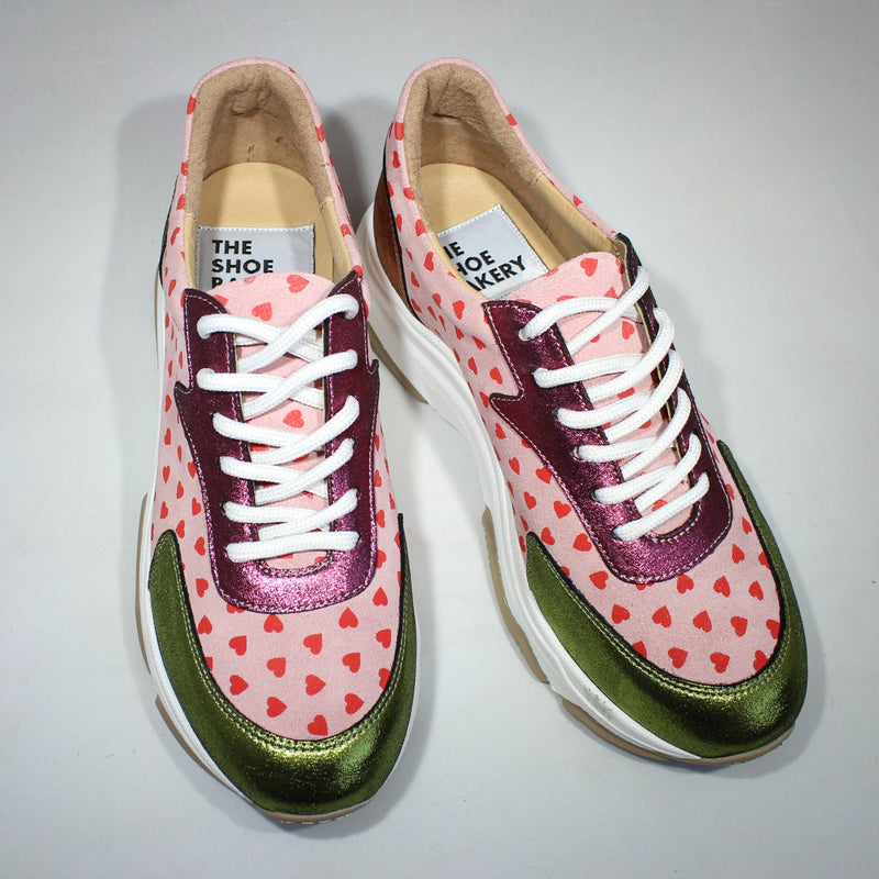 Poppy Sneaker - Leopard/Red