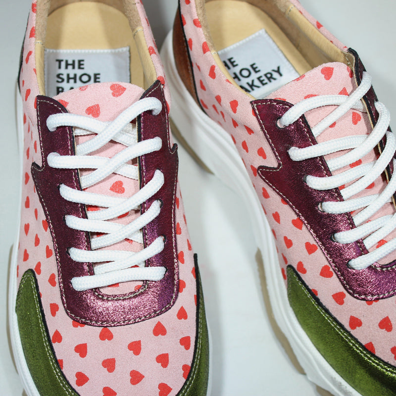 Poppy Sneaker - Leopard/Red