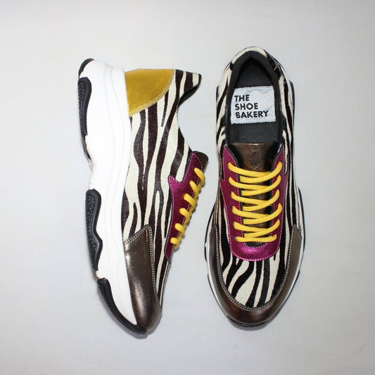 Poppy Sneaker- Zebra