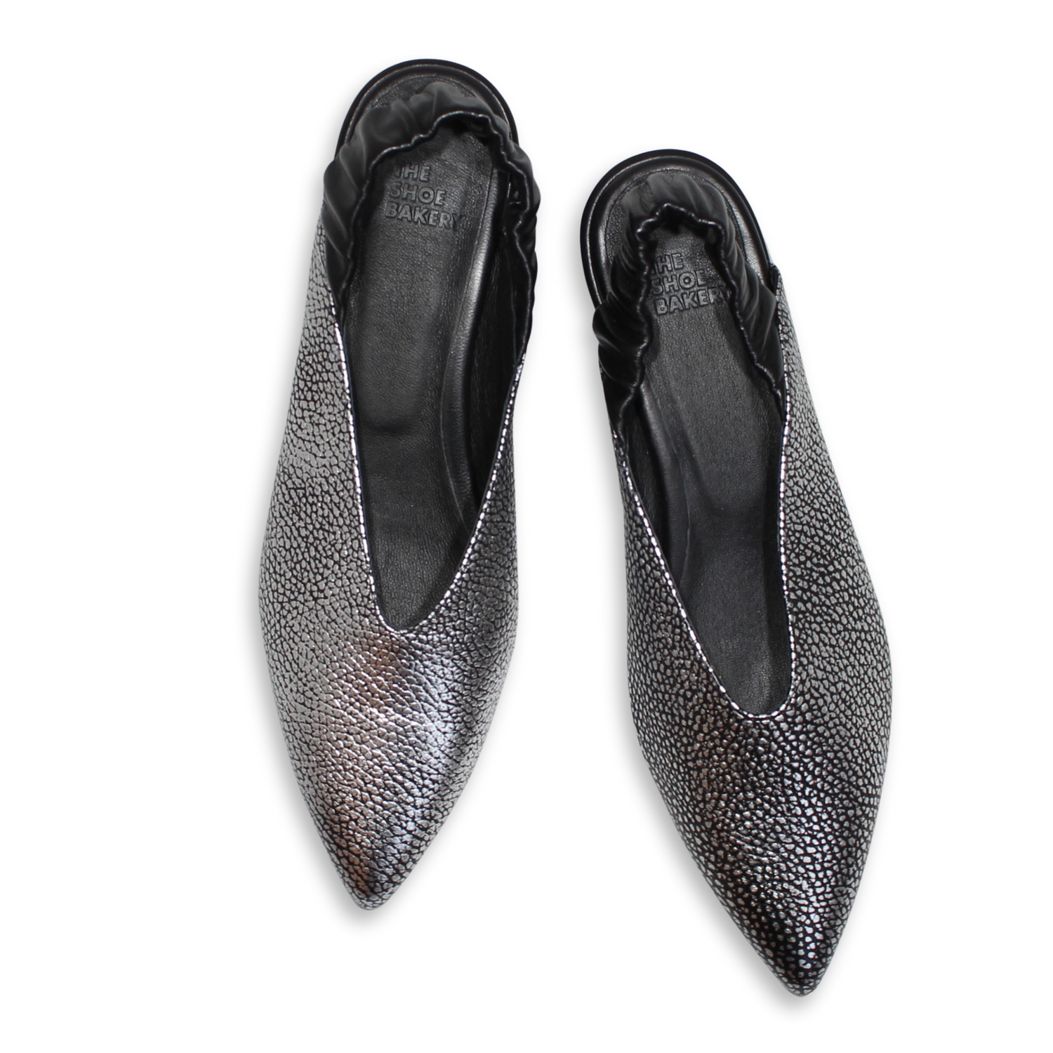 Twiggy Slingback- Silver