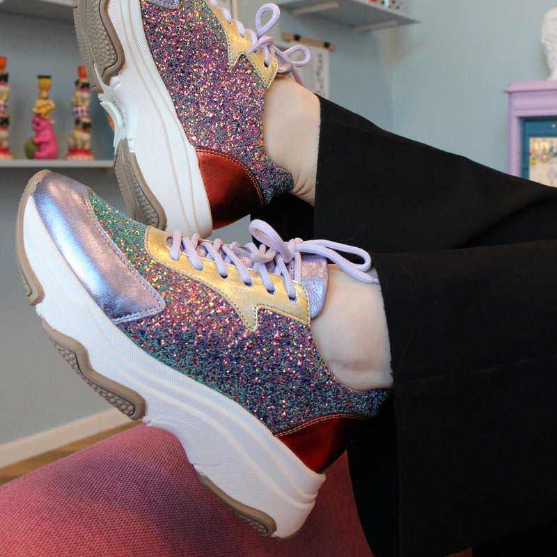 Poppy Sneaker - Stardust Glitter