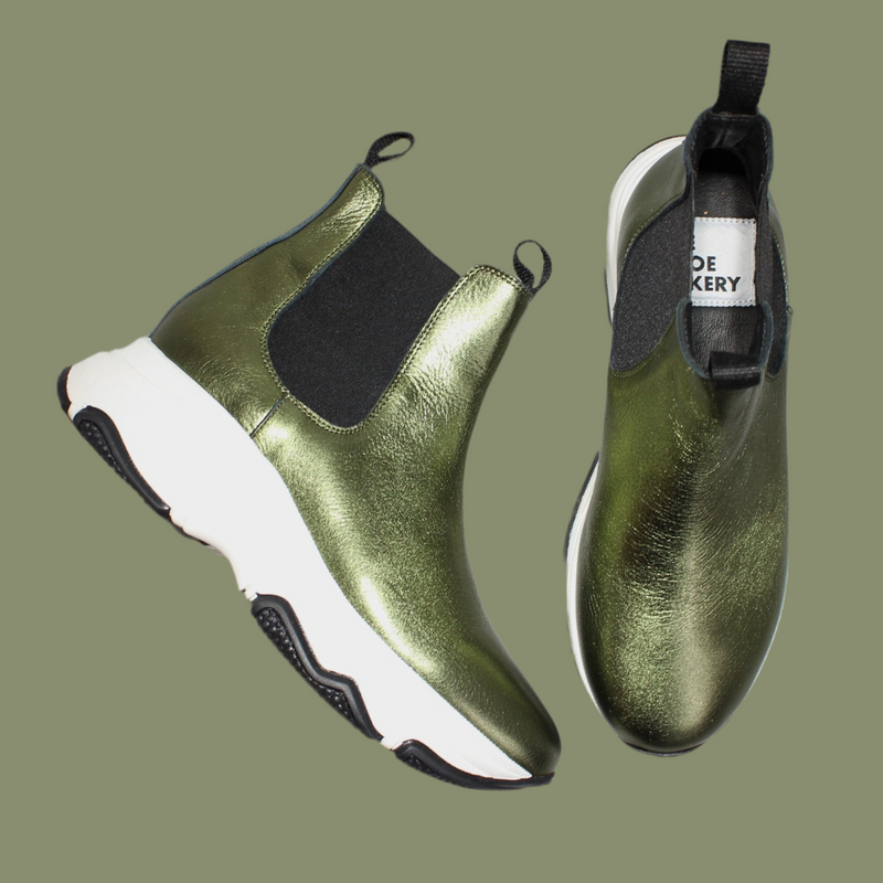 Poppy Chelsea Boot - Green