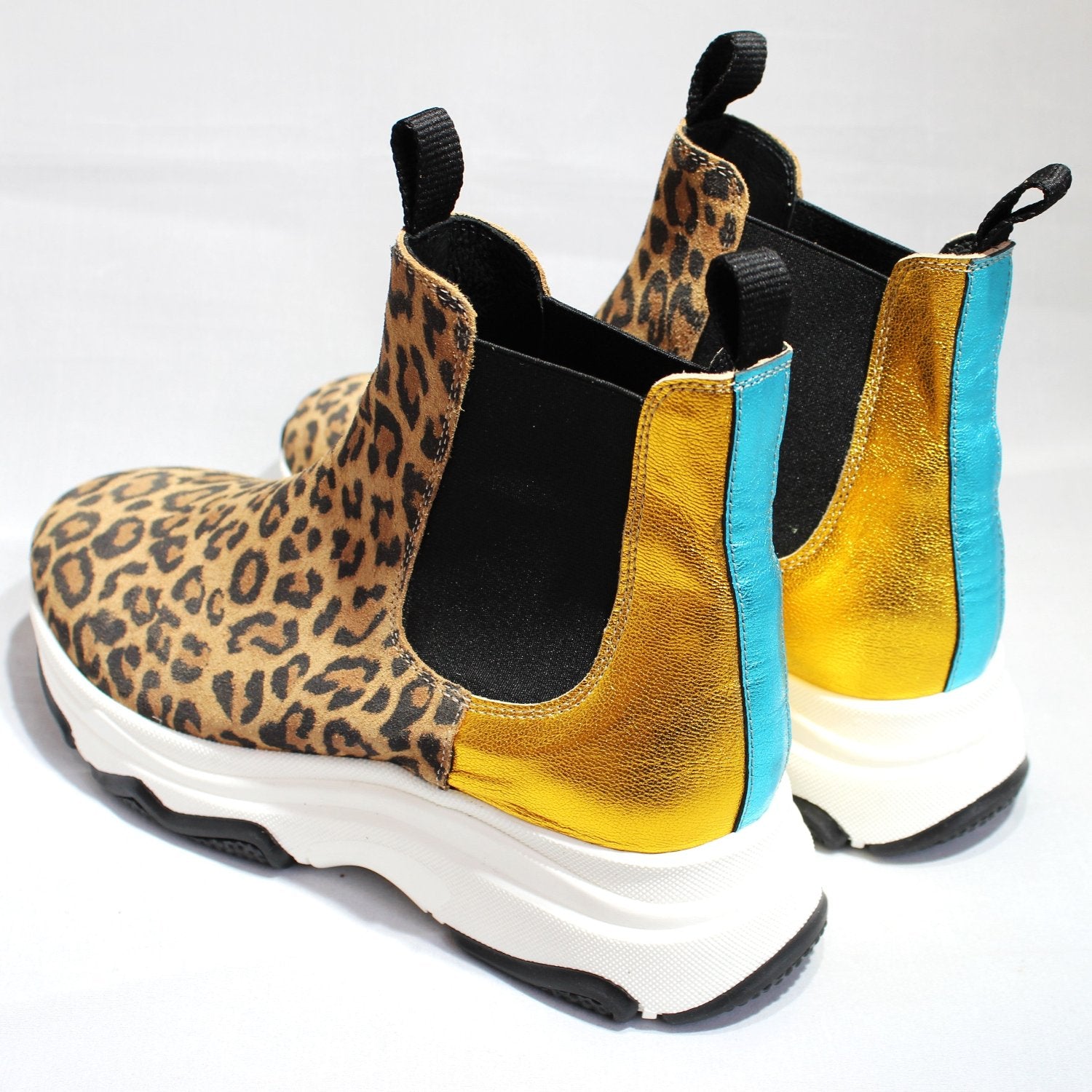 Poppy Chelsea Boot - Leopard Mocka