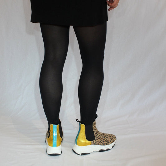Poppy Chelsea Boot - Leopard Mocka