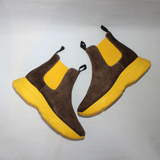 Poppy Chelsea Boot - Brun Mocka