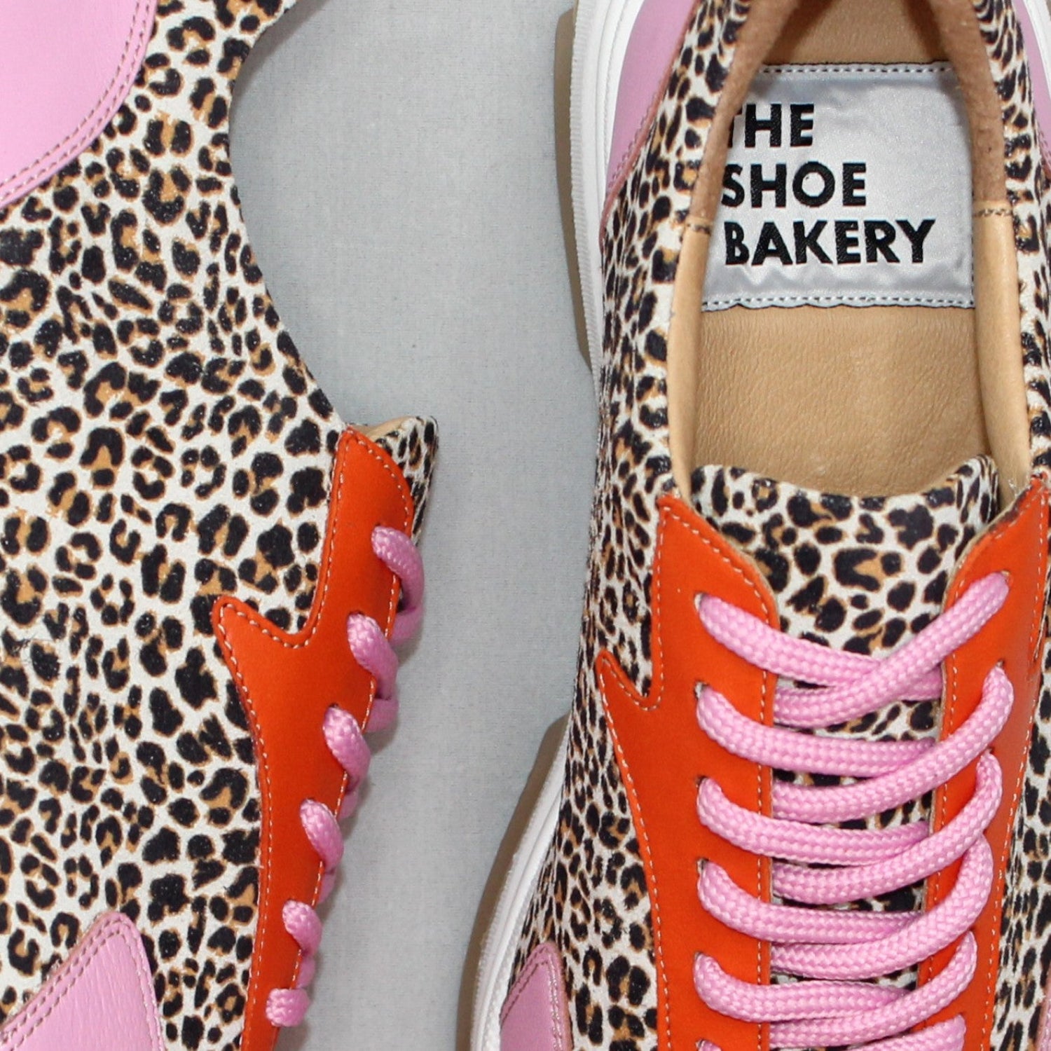 Poppy Sneaker - Leopard Pink/Orange