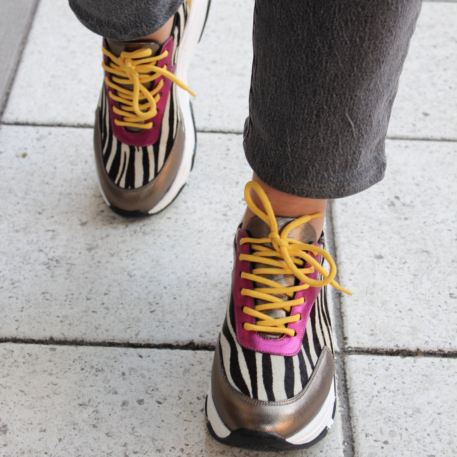 Poppy Sneaker- Zebra