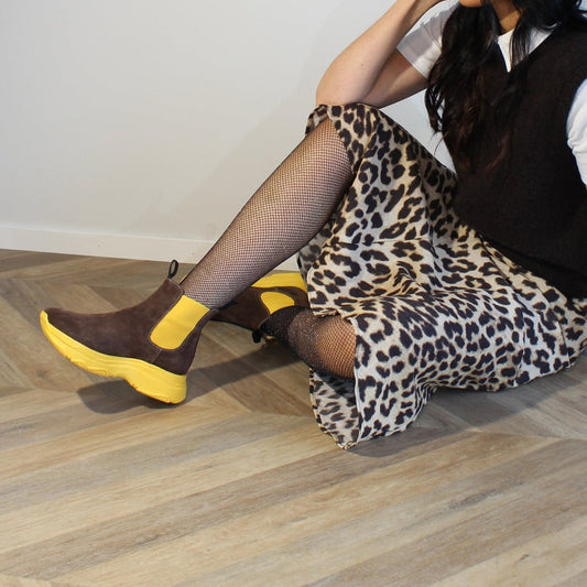 Poppy Boot - Brun Mocka
