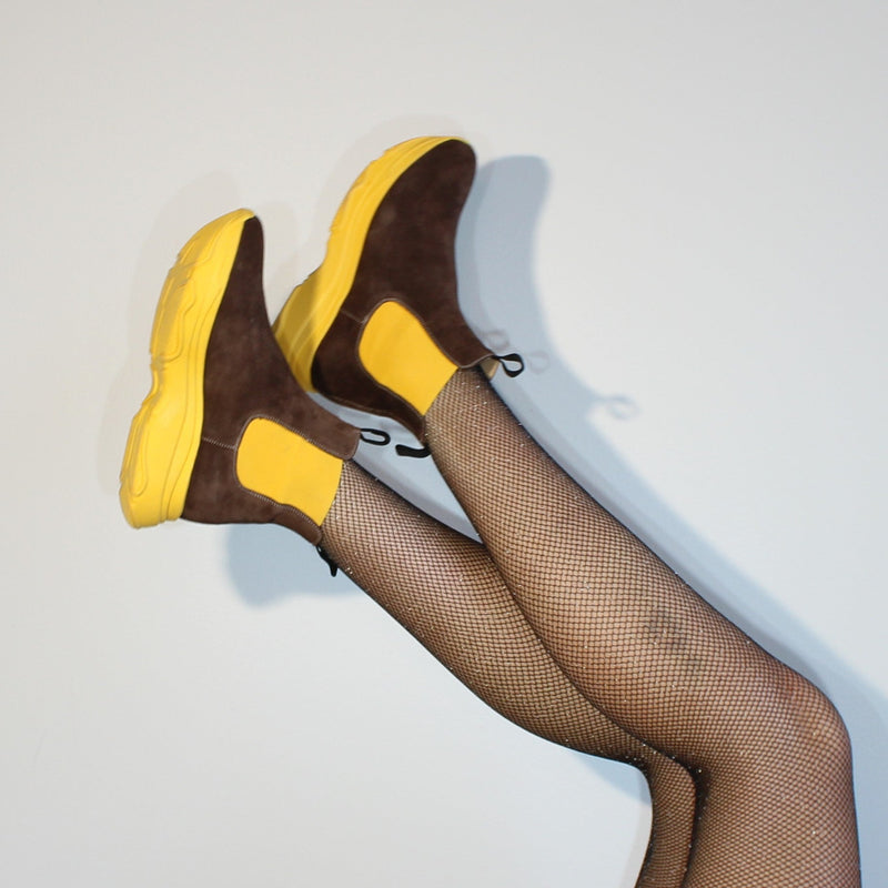 Poppy Boot - Brun Mocka