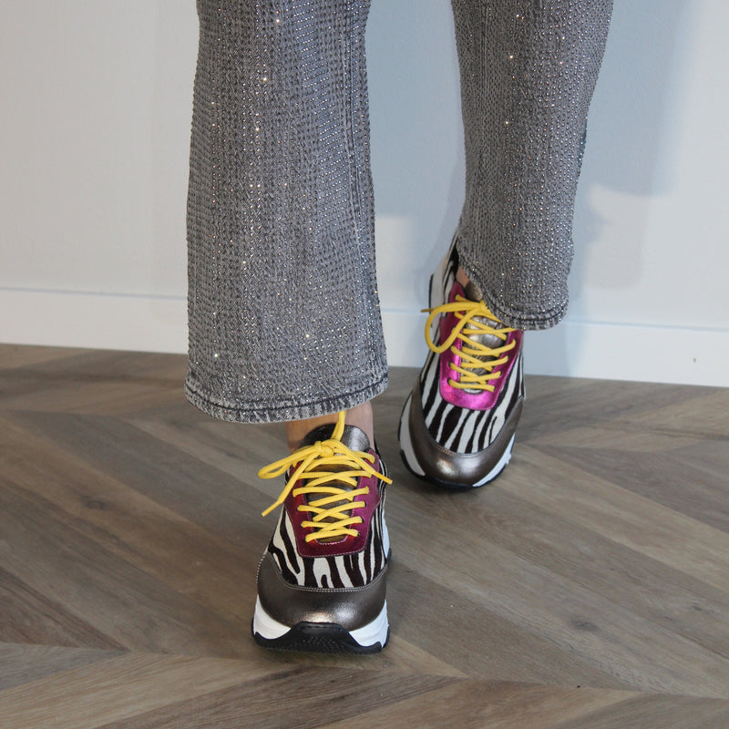 Poppy Sneaker - Zebra