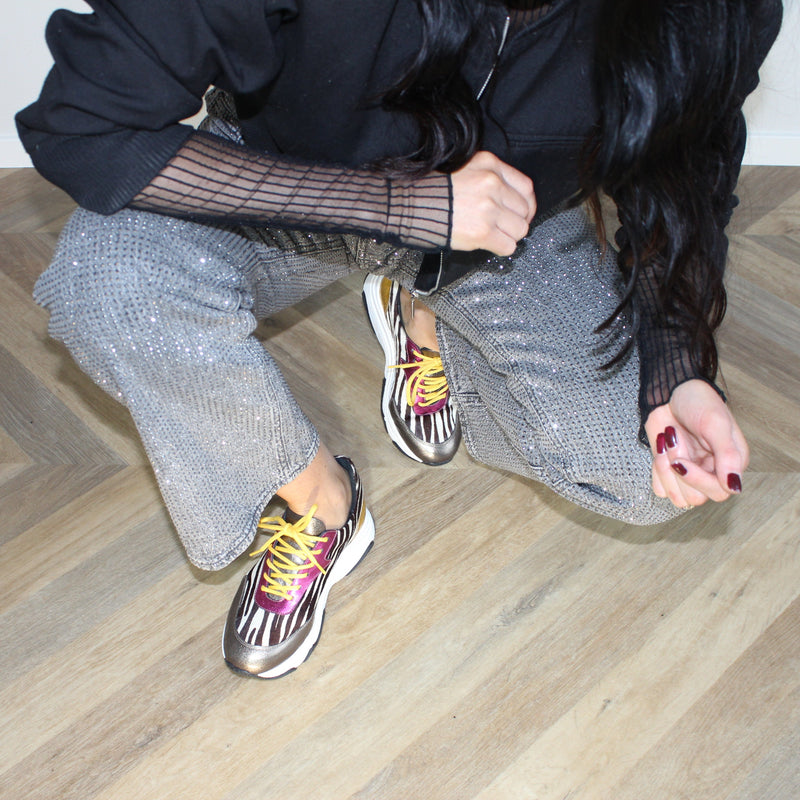 Poppy Sneaker - Zebra