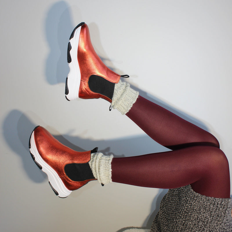 Poppy Chelsea Boot - Orange