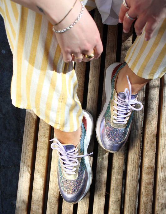Poppy Sneaker - Stardust Glitter