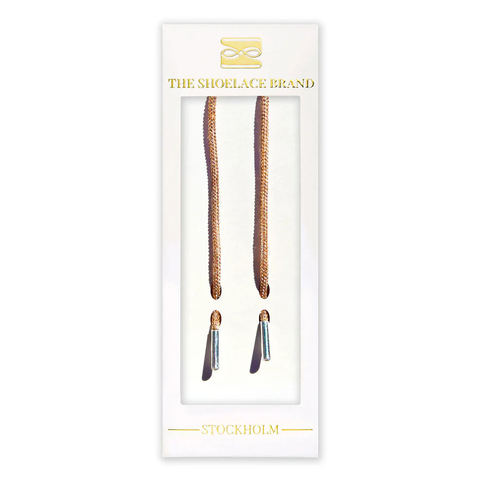 Shoelace Copper Strass