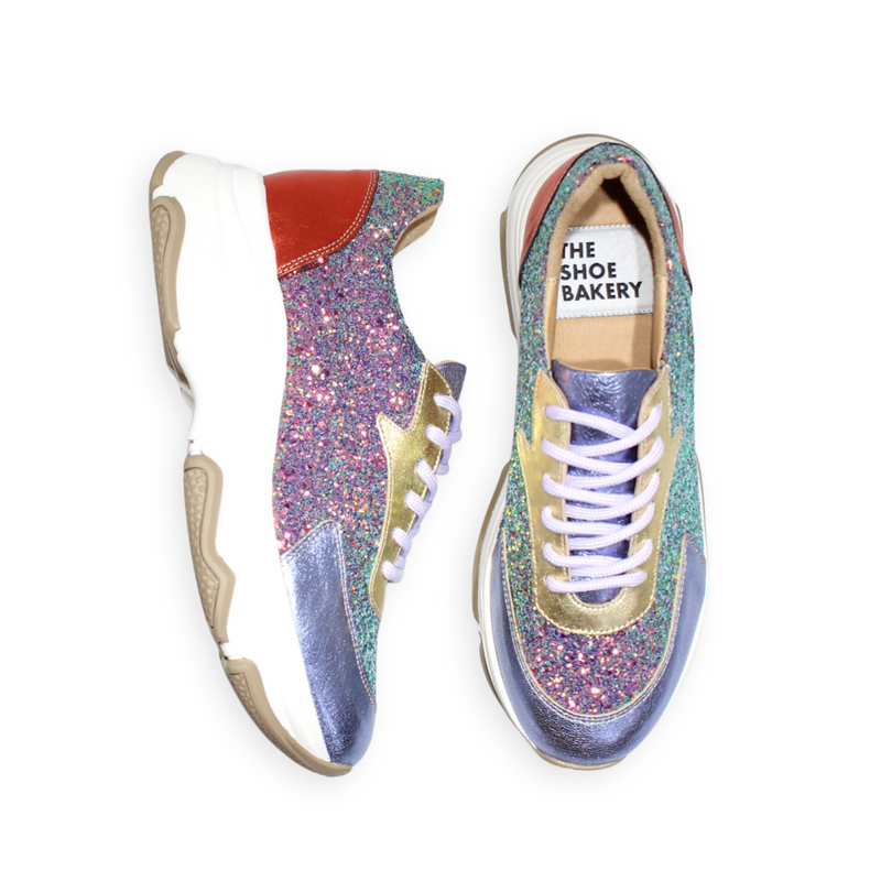 Poppy Sneaker - Stardust Glitter