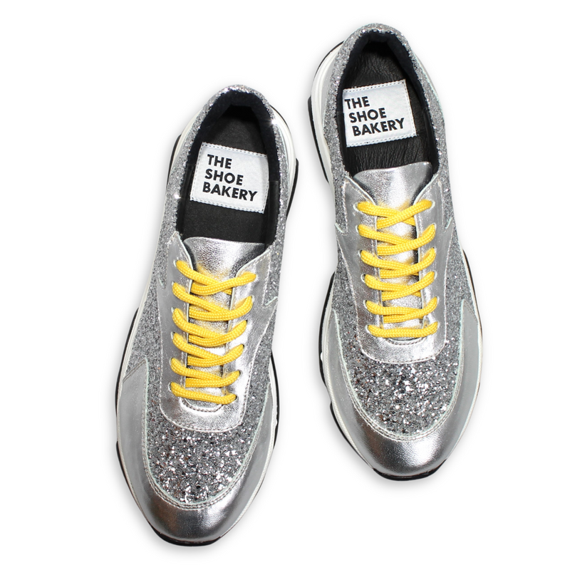 Poppy Sneaker - Silver Glitter