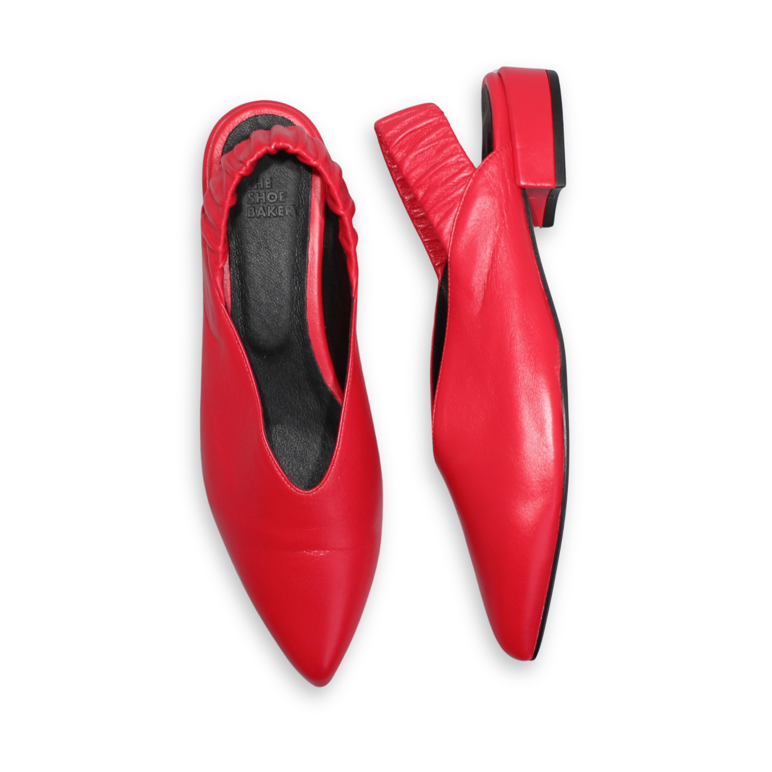 Twiggy Slingback- Röd
