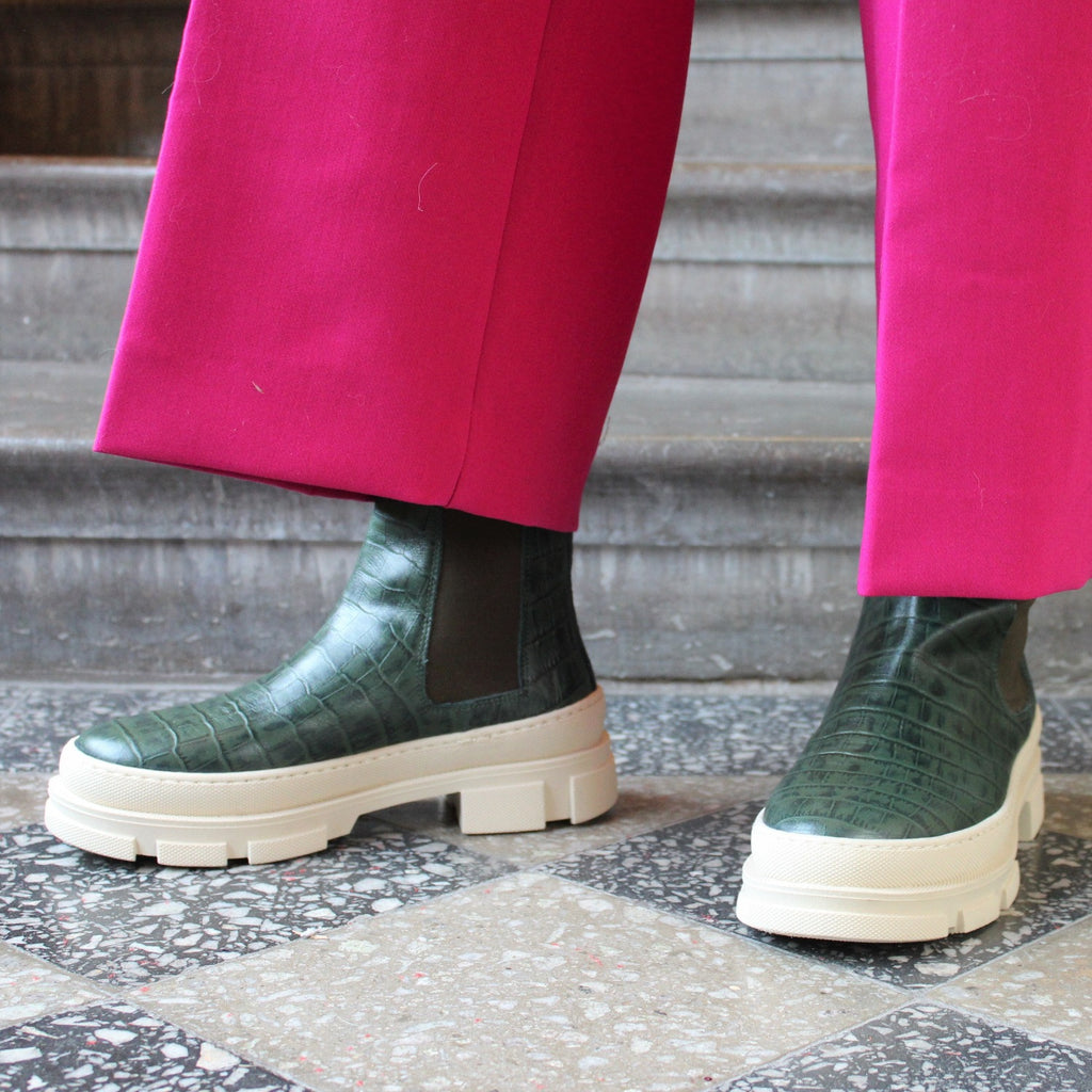 Primrose - Chelsea boot - Grön